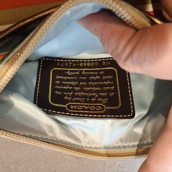 Coach 65th Anniversary Legacy Stripe Crossbody